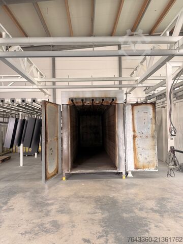 Instalación de pintura en polvo de 6,5 m completa ROMER 