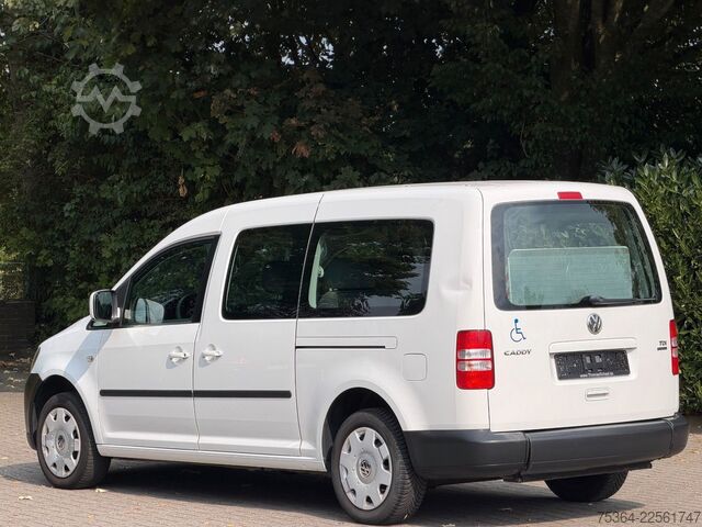 Minibus VW Caddy Maxi 1.6 Tdi 5 Sitze Rollstuhlrampe Klima