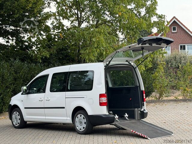 Minibus VW Caddy Maxi 1.6 Tdi 5 Sitze Rollstuhlrampe Klima