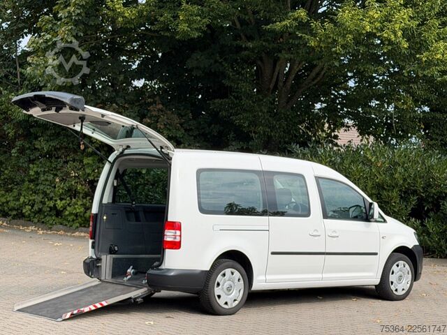 Minibus VW Caddy Maxi 1.6 Tdi 5 Sitze Rollstuhlrampe Klima