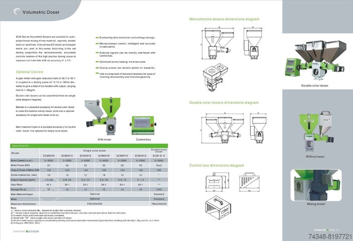 Volumetirscher kleurendossier Enmair ECM‐5012