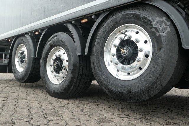 Walking floor semitrailer KNAPEN K 100, 7mm XD Boden, ALCOA Durabright, 2x Lift