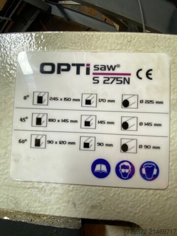 Sega a nastro per metallo Optimum Optisaw S 275N