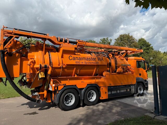 Saugwagen MAN TGS 33.540 Müller Saug-Druck-Kombispüler Recycle