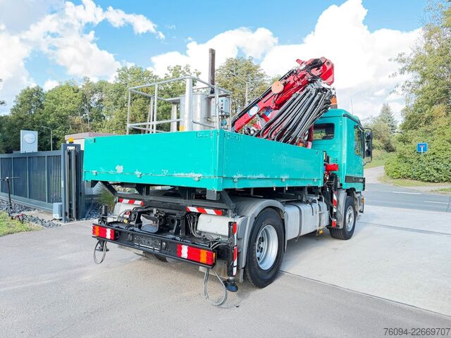 LKW mit Pritsche (offen) MERCEDES-BENZ Actros 1840 4x2 SZM Kran 26m FUNK WINDE Korb