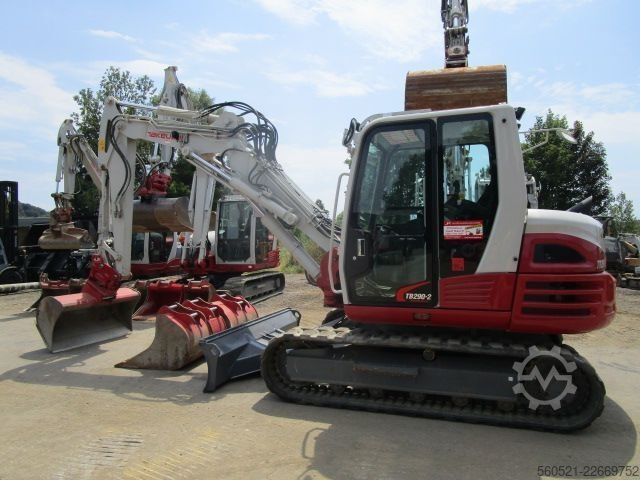 Miniescavatore Takeuchi TB 290-2 - Powertilt + Schnellwechsler-Klima-4 Löf
