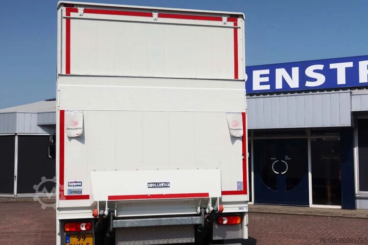 Koffer DAF LF 210 Bakwagen + Dhollandia klep 1500 kg