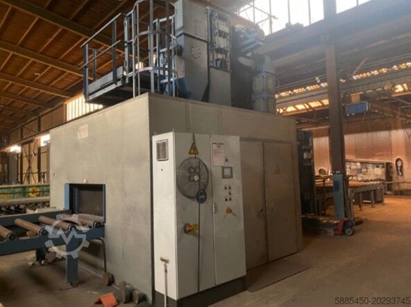 Instalação de jateamento de areia Wheelabrator Schlick RB 1500G