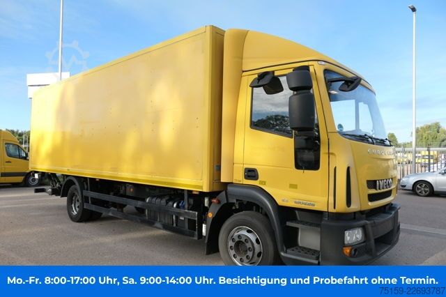 Vrachtwagen met bakwagen iveco EuroCargo ML 120 E28/P