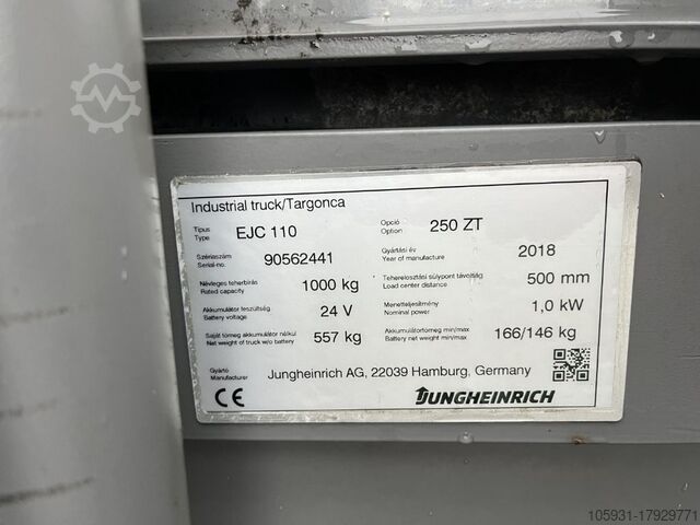Stapelaar Jungheinrich EJC110