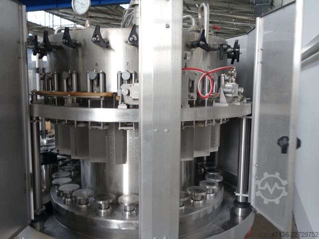 Enchedora por pressão de 24 válvulas para espumante e vinho. BC bottling canning MAXIMA RPA 24