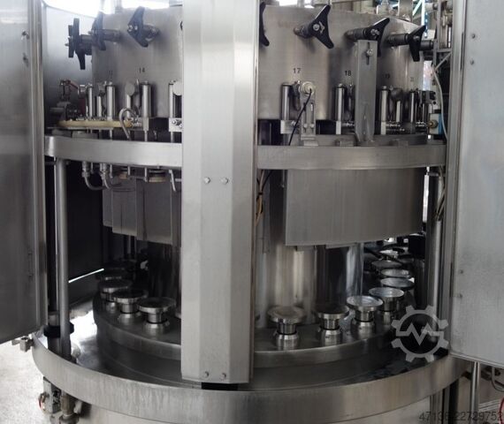 Enchedora por pressão de 24 válvulas para espumante e vinho. BC bottling canning MAXIMA RPA 24