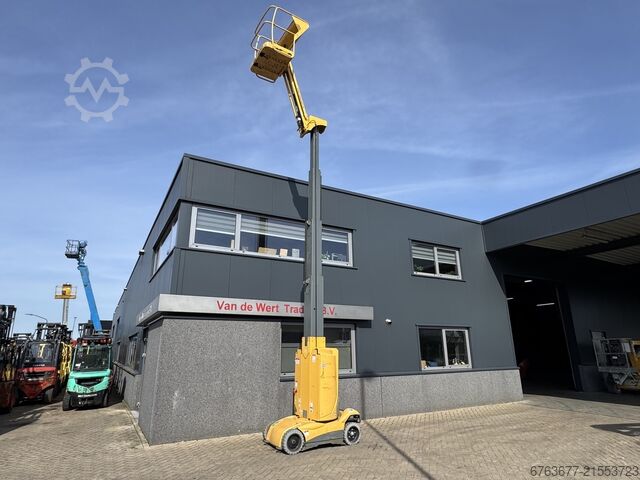 Haulotte Star 10 Elektro-Mastbühne / Vertikaler Gelenkteleskop-Arbeitsbühne, 10 m Arbeitshöhe, Bauja HAULOTTE Star 10 Electric Masthoogwerker / Vertical Boom lift 10M werkhoogte 2014  TUV 10-2026