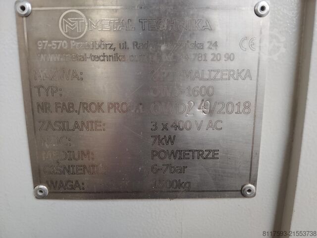 Optimization cross cut line METAL-TECHNIKA OWD-1600