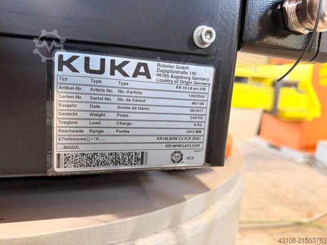 Industrial robot KUKA KR 16 L8