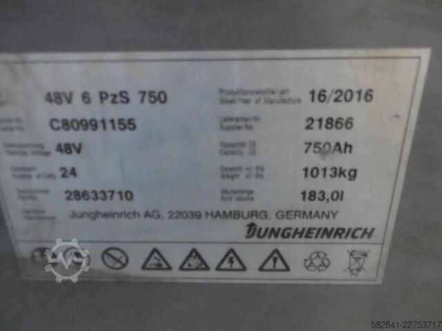 Elektrische driewiel-vorkheftruck JUNGHEINRICH EFG 218 GE120-330ZZ