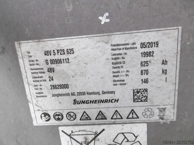 Elektrisk trehjulig gaffeltruck JUNGHEINRICH EFG 216K GE115-310ZZ