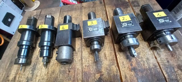 Angetribene tool holder VDI 60 ATC SAUTER / WENDEL/MULTIFLEX VDI 60