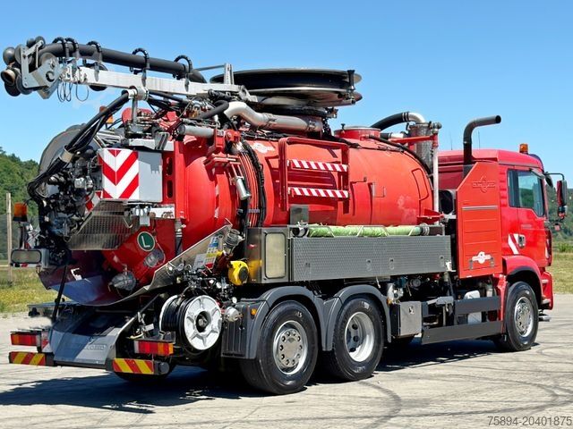 Vákuumtartályos teherautó MAN TGA 26.360 * Saug und Spülwagen/CAPPELLOTTO+FUNK
