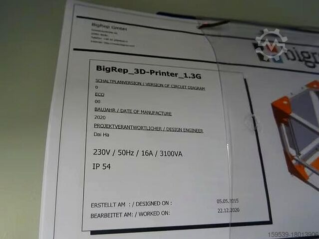 3D-printer BigRep ONE