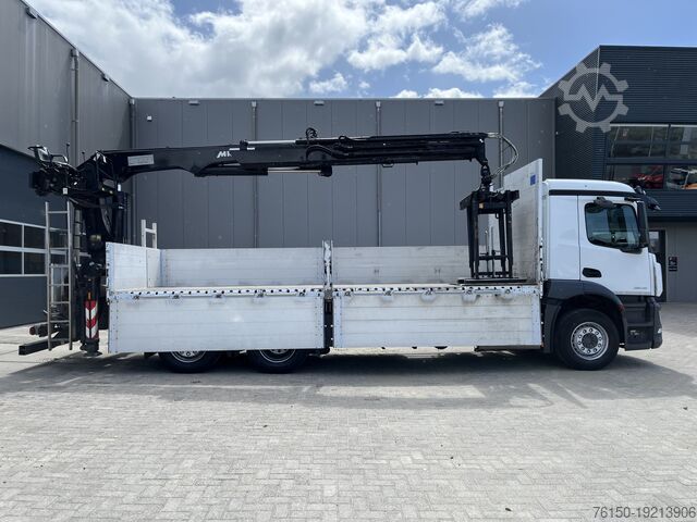 Læsseplatform Mercedes-Benz ANTOS 2546 6X2 Bouwstoffenauto / Open laadbak v...