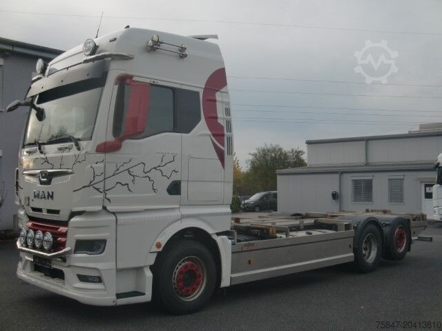 Wisselchassis voor vrachtwagens MAN TGX 26.510 LL GX Hubschwingen 2x AHK