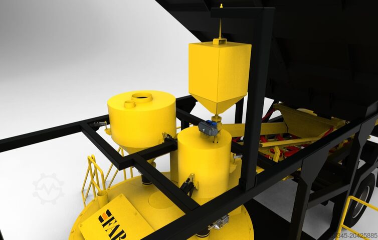 Concrete mixing plant / concrete plant FABO Mobile Concrete Batching Plant 30 m3/h Mobile Concrete Batching Plant