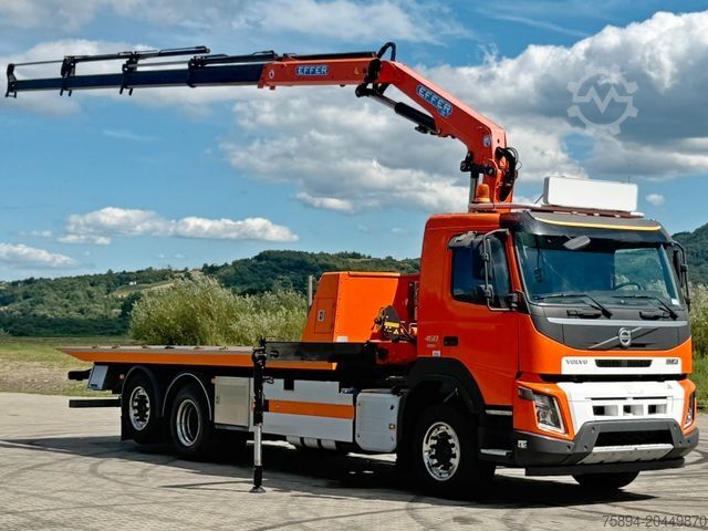 Autolaadkraan VOLVO FMX 450 Abschleppwagen 6,70 m *EFFER 175/4S*FUNK