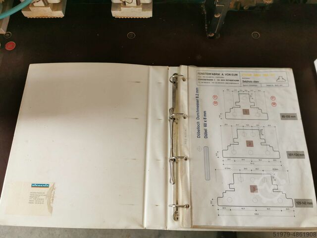 Boormachine met inlegwerk Koch WinDoor / incomplete / for spare parts