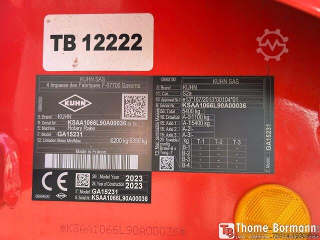Hooitechnologie Kuhn GA 15231