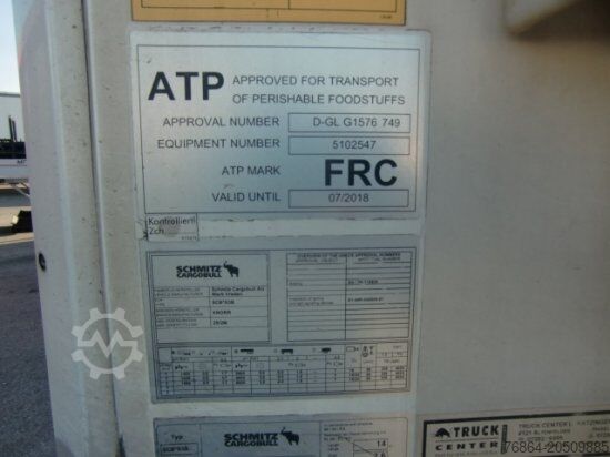 Nízkoložný návěs SCHMITZ SKO 24 KüHLAUFLIEGER, CARRIER VECTOR 1550 LIFTACHSE