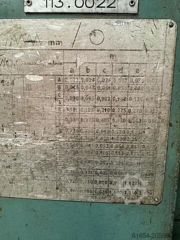 BRUGT DREJEBÆNK FABR. TOS, MODEL SUI 50 TOS SUI 50