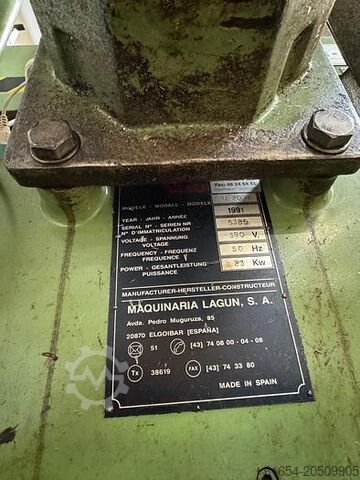 FREZ UNIVERSAL UTILIZAT FABR LAGUN, MODEL FU 2000 LAGUN FU 2000