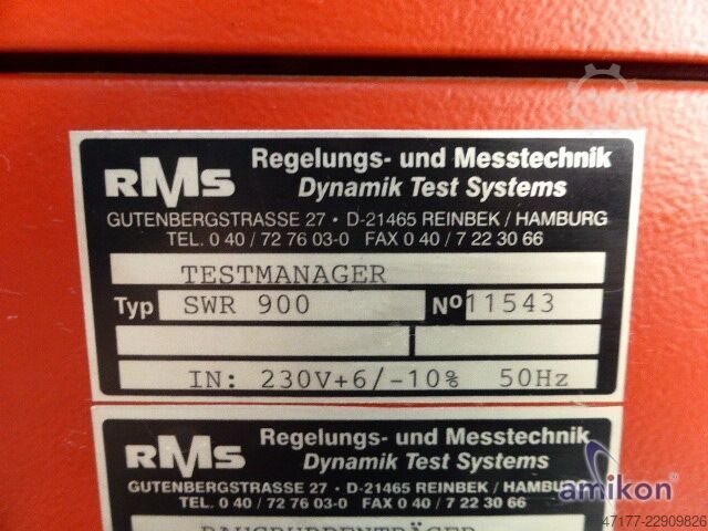  RMS RMS Schwinganlage