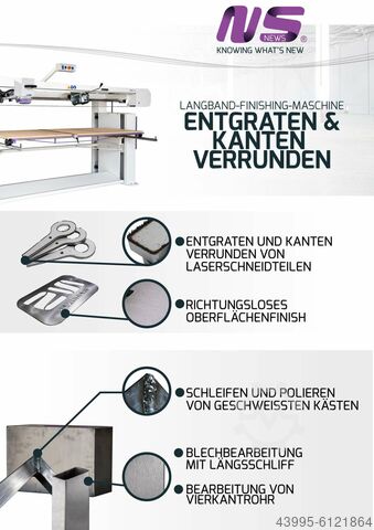 Lange bandschuurmachine NS Maquinas LMD2500
