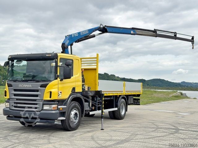 Autolaadkraan SCANIA P 270 * FASSI F110A.23 + FUNK * TOPZUSTAND