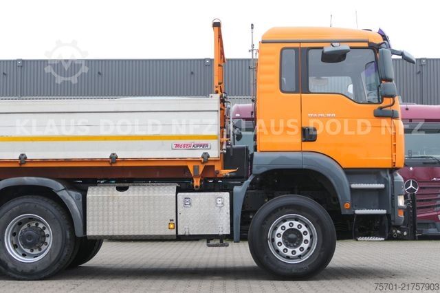 Háromirányú billenő teherautó MAN TGA 26.360 Dreiseitenkipper Scheckheftgepflegt