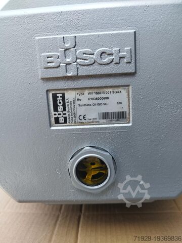 Busch Vacuum Pump WV 1500 B 001 Busch WV 1500 B 001