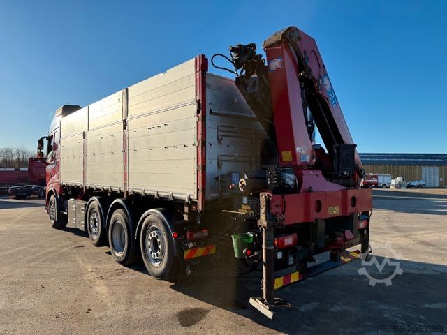 Γερανός τοποθετημένος σε φορτηγό VOLVO FH 500 8x2*6 Tipper / Kran / Crane / HMF 2120