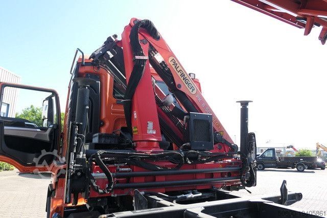 Camion-benne tricar MAN 18.460 TGS 4x2, Palfinger 8.501, Meiller, Klima