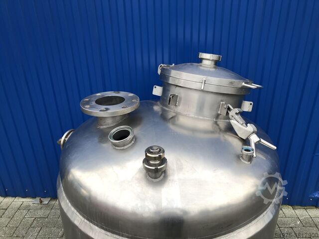 Tank Procestank Roestvrijstalen tank