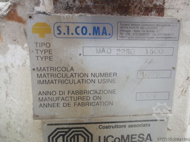 Mobil betongfabrik SICOMA MIESZALNIK DWU WALOWY 2250l/1,5m3