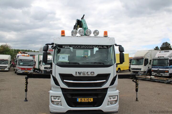 Vrachtwagen met kraan Iveco Stralis 400 + PM SERIE 13 4X HYDROLIC + EURO 6 ...