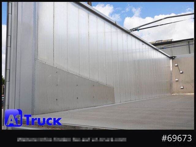 Semi-reboque basculante REISCH RHKS, Alu-Kippmulde 54m³, Kombitüren, Alufelgen, Liftachse,