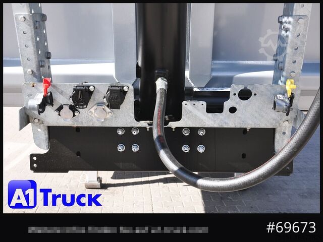 Semi-reboque basculante REISCH RHKS, Alu-Kippmulde 54m³, Kombitüren, Alufelgen, Liftachse,