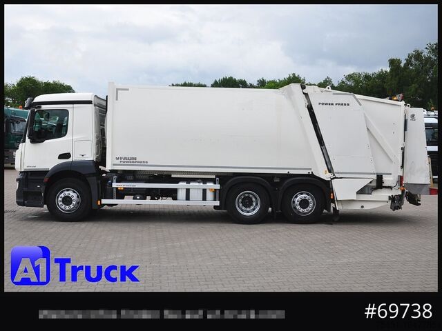 Vuilniswagen MERCEDES-BENZ Antos 2532 Faun Powerpress II Zöller Detla 2301,