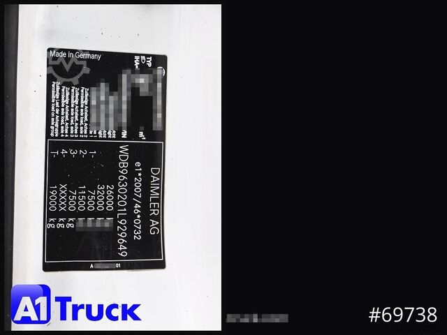 Garbage truck MERCEDES-BENZ Antos 2532 Faun Powerpress II Zöller Detla 2301,