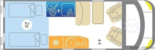 Autocamper MEGAMOBIL Mega Revolution 640 Opel 165 PS Top Winterfest