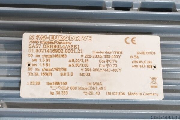 Drum cam rotary table with motor Taktomat RT250-8/3-RH-50-4