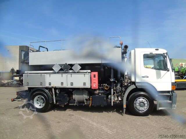 Usisno vozilo Mercedes-Benz Atego 1923 + 8.800 liter INOX  + complete pump/...